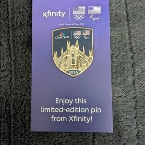 Xfinity Limited-Edition 2026 Olympics Commemorative Pin - Black & Gold